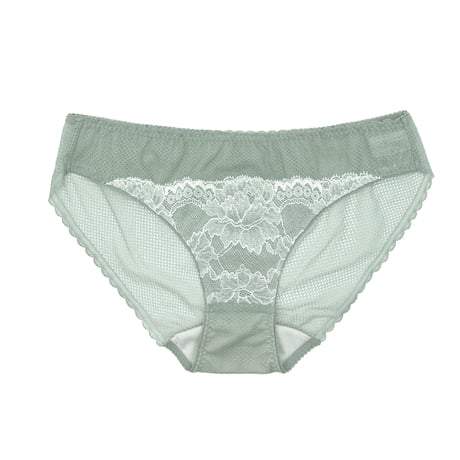 Daisy Mesh Bikini｜Ash Green