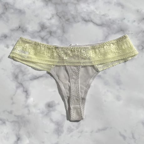 Floral Thong｜Gray