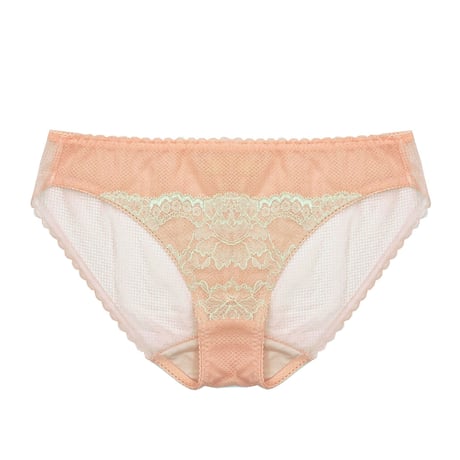 Daisy Peach × Muscat Mesh Bikini