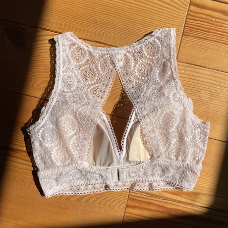 Moroccan Back Style Bralette｜Sand Pink