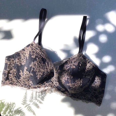 Poppy Underwire Bra｜Navy