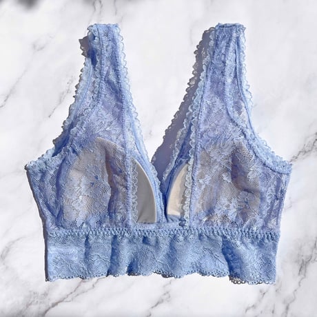 Viola Long Bralette（パッド込み）｜Blue