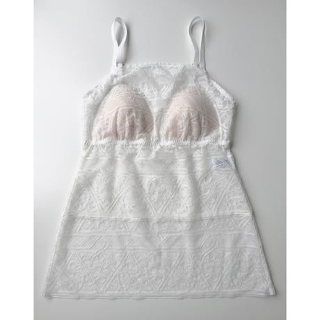 Amary Strap BraCamisole（パッド込み）｜White