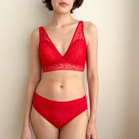 Amary High Waist Bikini｜Red