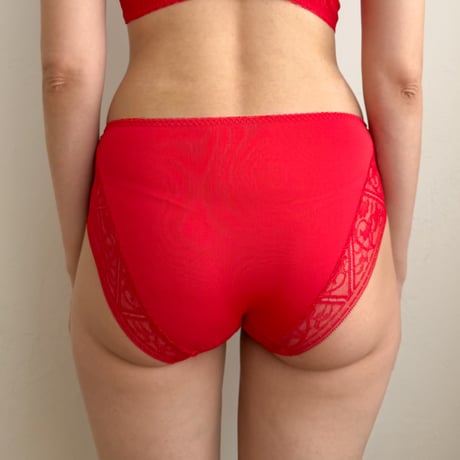 Amary High Waist Bikini｜Red
