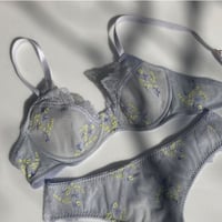 Dream Garden Underwire Bra｜Blue