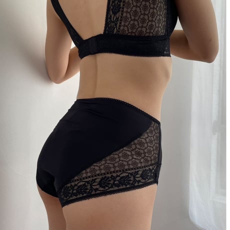 Freesia High Waist Bikini｜Black