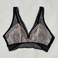 Floral Bralette｜Black（パッド込み）