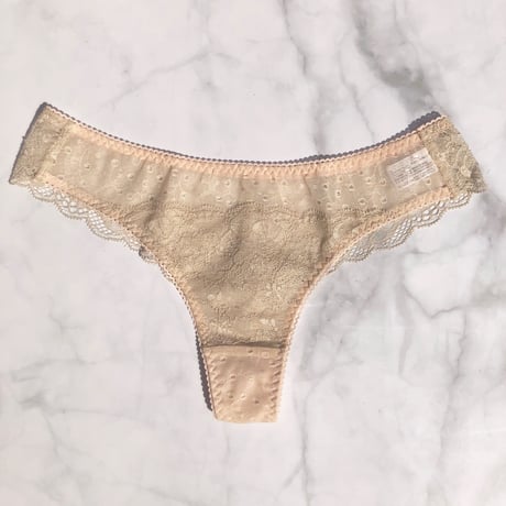Jasmine Pink Beige Thong