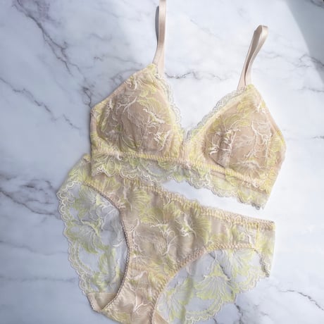 Lily Bralette（パッド込み）｜Yellow