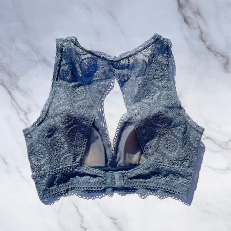 Moroccan Bralette（パッド込み）｜Blue Gray