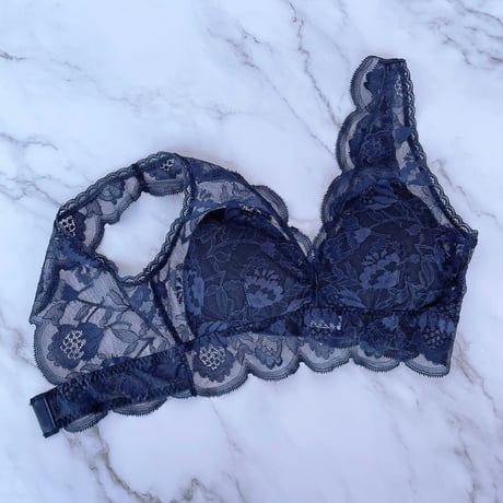 Protea Long Bralette（パッド込み）｜Navy