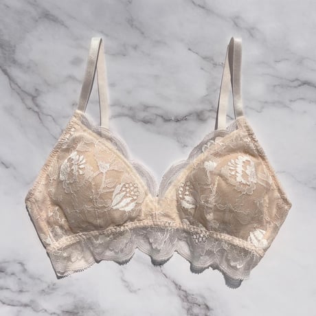 Protea Bralette（パッド込み）｜Vanilla