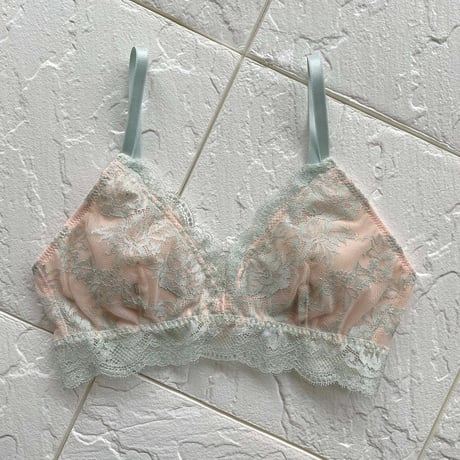 Lilac Bralette（パッド込み）｜Mint Blue