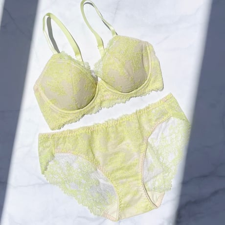 Poppy Underwire Bra｜Lime Yellow