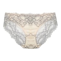 Peach Rose Lace Bikini｜Dusty Blue