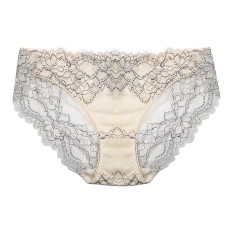 Peach Rose Lace Bikini｜Dusty Blue