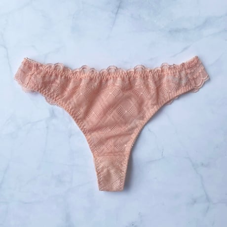 Love Coral Pink Thong