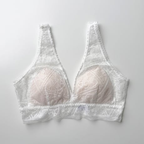 Amary Long Bralette（パッド込み）｜White
