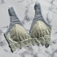Jasmine Long Bralette(パッド込み）｜Blue