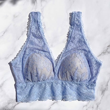 Viola Long Bralette（パッド込み）｜Blue