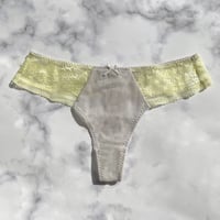 Floral Thong｜Gray