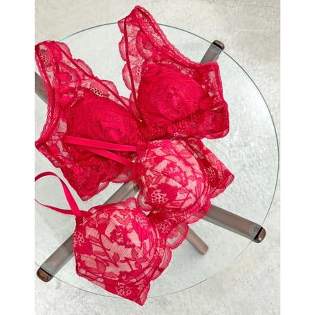 Protea Long Bralette（パッド込み）｜Berry