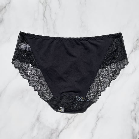 Night Garden Bikini｜Black