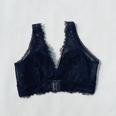 Passion Long Bralette（パッド込み）｜Black