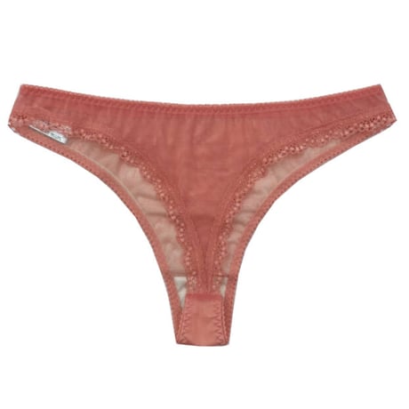 Calla Lily Thong｜Coral