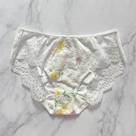 Flower Garden Bikini｜White