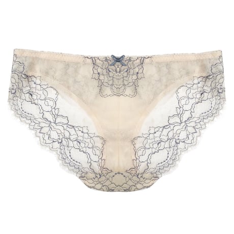 Peach Rose Lace Bikini｜Dusty Blue
