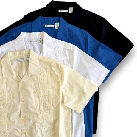 CUBAVERA   AUTHENTIC EMBROIDERED GUAYABERA SHIRT　キューバベラ　キューバシャツ