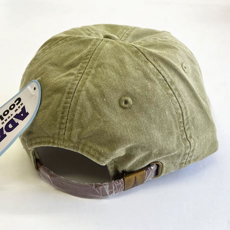 adams 6-Panel Cotton Twill Pigment-Dyed Cap　LONGBILL　アダムス　ピグメントダイ キャップ　ガーメントウォッシュ ロングビル