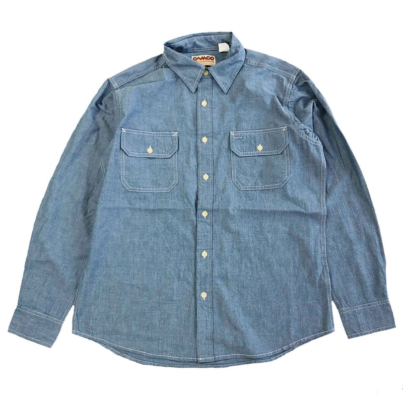 _【新品未使用】CAMCO カムコ S/S CHAMBRAY WORK 楽天市場】CAMCO カムコ S/S CHAMBRAY WORK SHIRTS カムコ 半袖