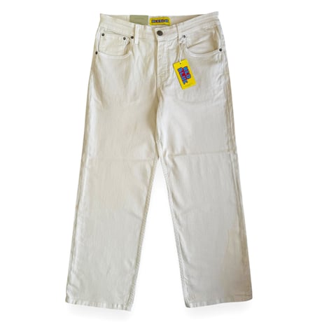 NEO BLUE　OFF WHITE  Baggy Jeans　ネオブルー　バギーデニムパンツ　オフホワイト
