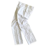 DEAD STOCK　米軍 HOSPITAL DUTY　WHITE TROUSERS  ホスピタル デューティー  ホワイトトラウザーズ US　ワークパンツ　W34
