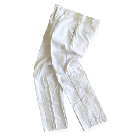 DEAD STOCK　米軍 HOSPITAL DUTY　WHITE TROUSERS  ホスピタル デューティー  ホワイトトラウザーズ US　ワークパンツ　W34