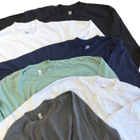LOS ANGELES APPAREL　6.5oz Garment Dye Crew Neck L/S TEE　ロサンゼルスアパレル　長袖Tシャツ　ロンT　MADE IN USA
