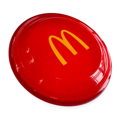 McDonald's　FLYING DISC　マクドナルド フライングディスク　レッド　フリスビー