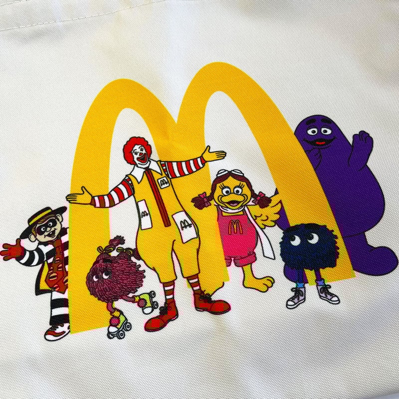 McDonald's FAMILY CANVAS TOTE マクドナルド トートバッグ | R