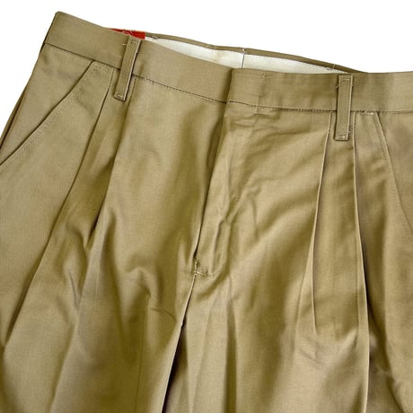 RED KAP PT38 PLEATED TWILL SLACKS 　レッドキャップ　スラックス　ワークパンツ 　2プリーツ  RED KAP
