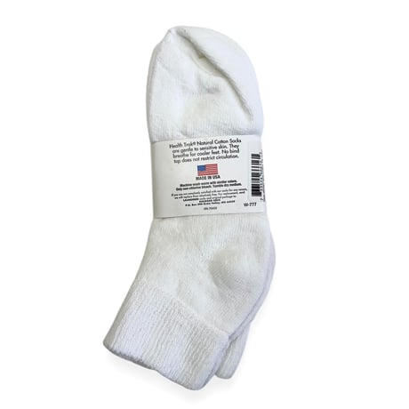 RAILROAD SOCK / Health Trak Therapeutic Socks  QUARTER 3pair　レイルロードソック　クォーターソックス 靴下　MADE IN USA