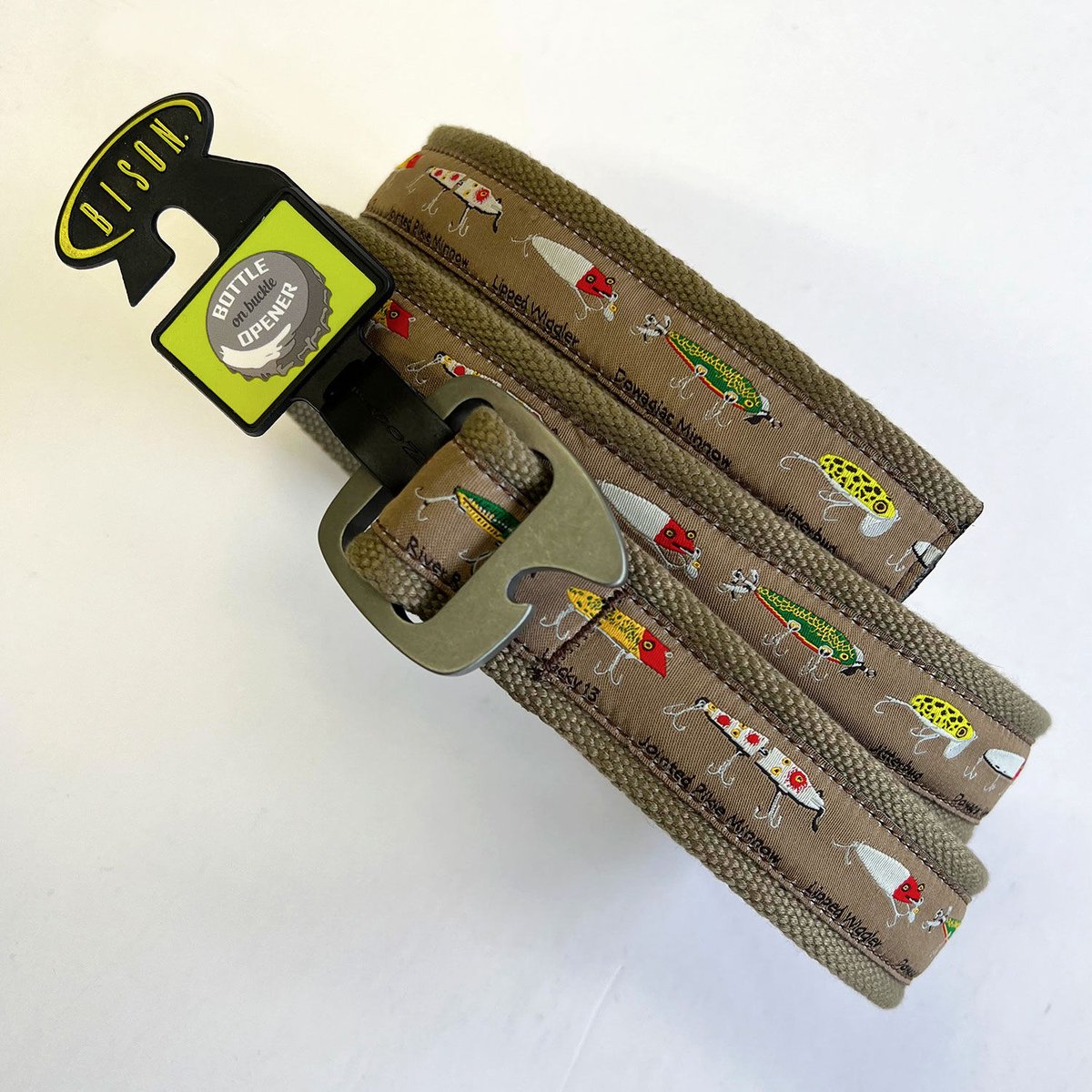 ウェア BISON DESIGNS Tap Cap Belt Bottle Opener Bison Designs Tap Cap Gunmetal Buckle Bottle Opener Belt