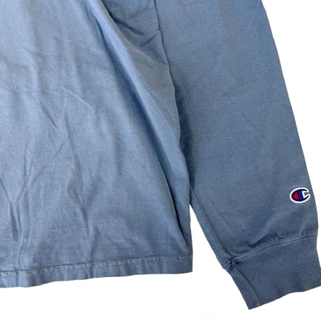 CHAMPION 6oz Garment Dyed L/S TEE　チャンピオン　ガーメントダイ 後染め 長袖 Tシャツ　ロンT