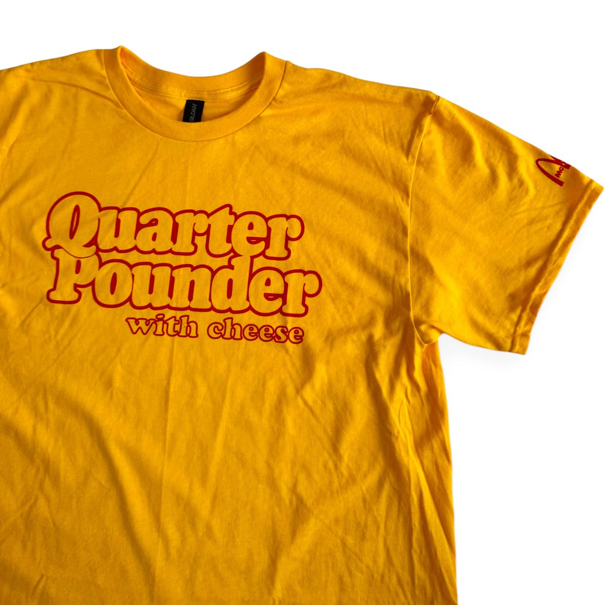 マクドナルド クォーターパウンダー Tシャツ コスプレ 制服 ユニフォーム マクドナルド McDonald's クォーターパウンダー Tシャツ M