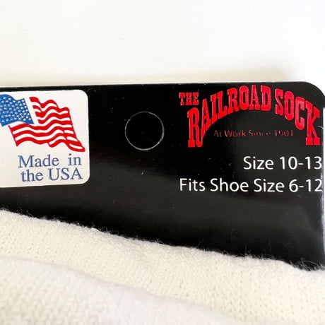 RAILROAD SOCK /  CREW WORK  SOCKS　3pack 　MADE IN USA　　靴下　ソックス　3足パック
