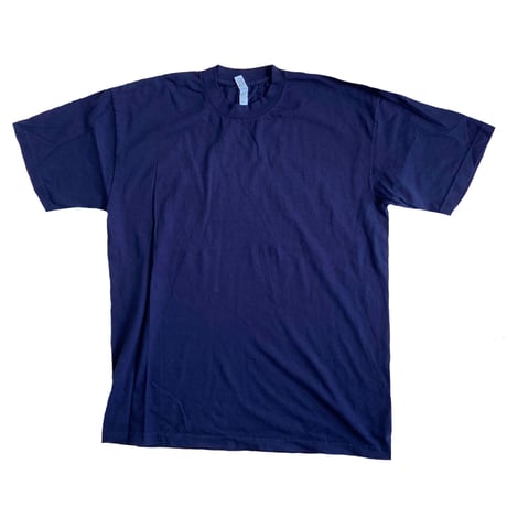 LOS ANGELES APPAREL　6.5oz Garment Dye CREW S/S TEE　NAVY　ロサンゼルスアパレル　Tシャツ　MADE IN USA