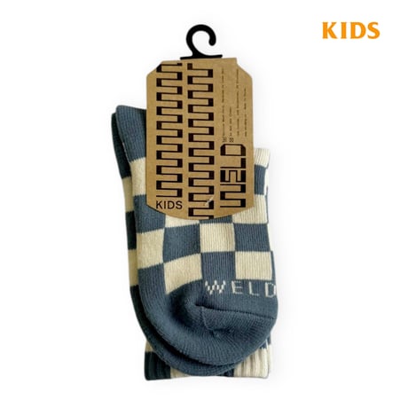 WELD MFG  KIDS  CHECKERBOARD SOCKS　ウェルド チェッカー　靴下　ソックス　キッズ　子供用
