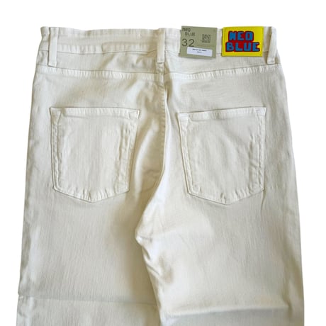 NEO BLUE　OFF WHITE  Baggy Jeans　ネオブルー　バギーデニムパンツ　オフホワイト
